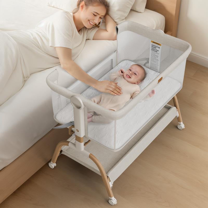 3-in-1 Foldable Portable Crib - 3 in 1 Infant & Toddler Beds