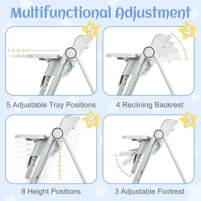Baby High Chair for Babies & Toddlers