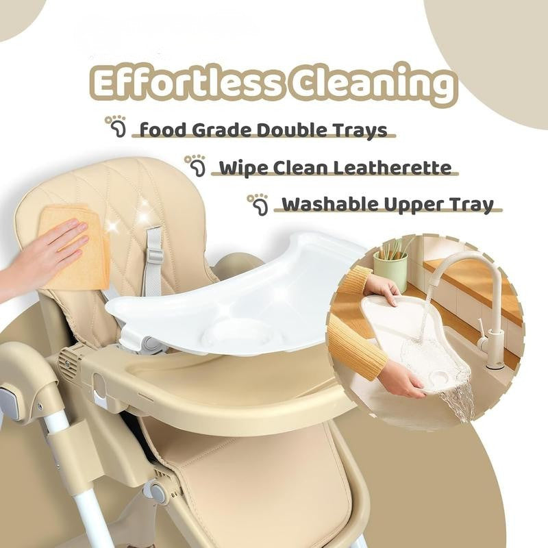 Foldable Multi-Functional Baby High Chair